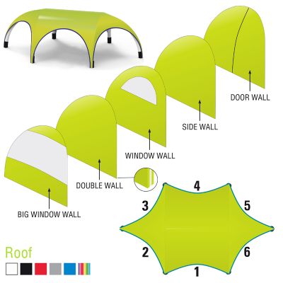 INFLAT SIX-Tent 65 Eventzelt